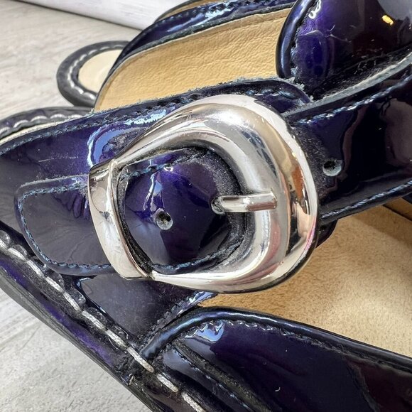 Alegria Shoes Womens Size 4.5 / 35 Classicdigo Zig Zag Clog Style Nursing - Picture 6 of 16